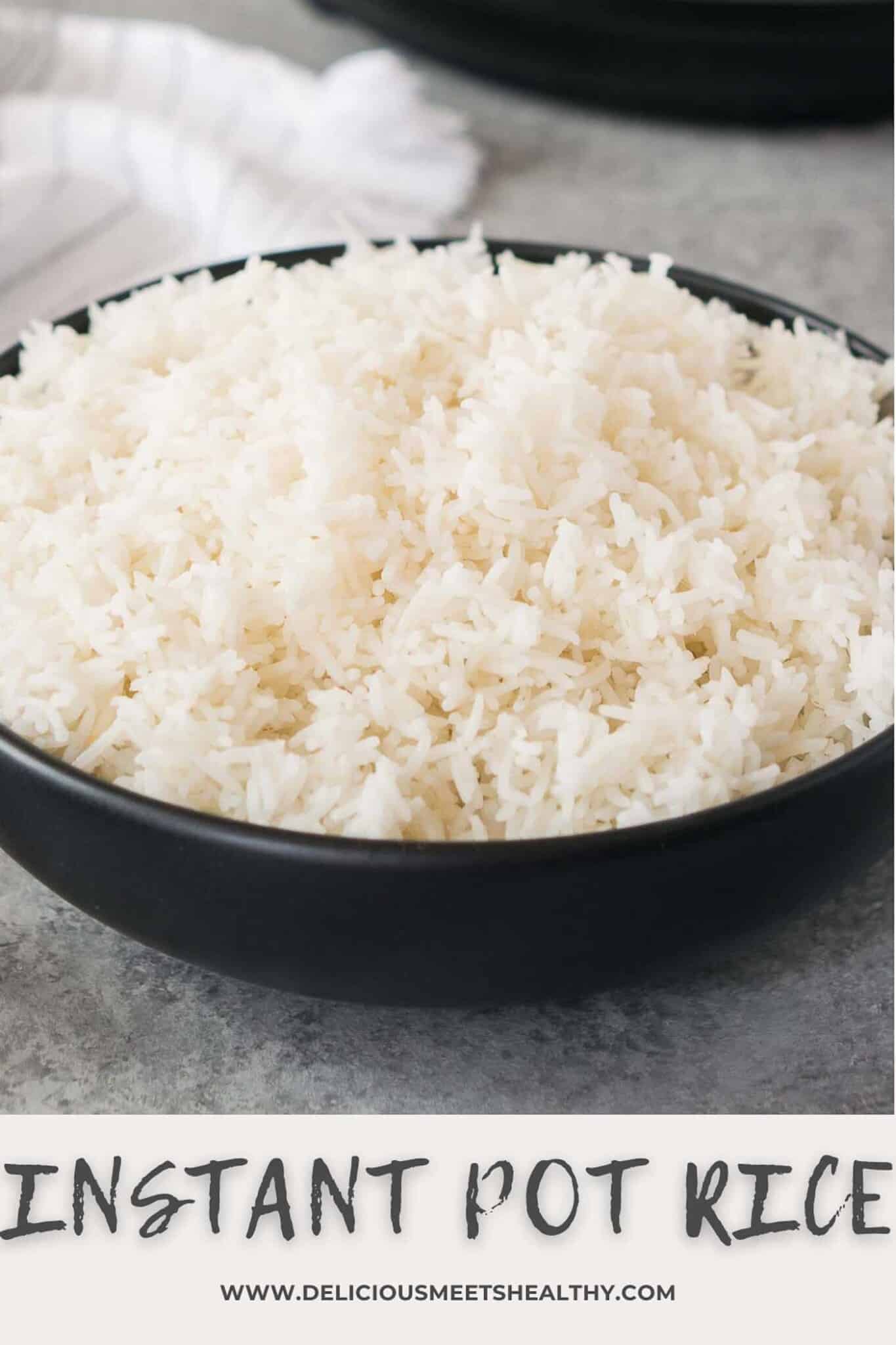Instant Cook Up Rice Instant Pot Rice (Easy & Quick) - Delicious Meets Healthy