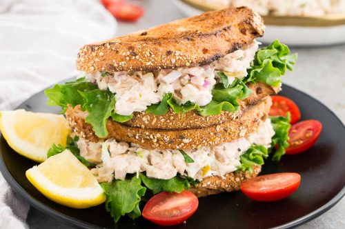 Tuna Salad Sandwich (Quick & Easy Lunch) - Delicious Meets Healthy