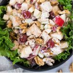 chicken waldorf salad - pin