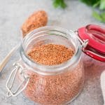 dry rub for chicken in a glass jar