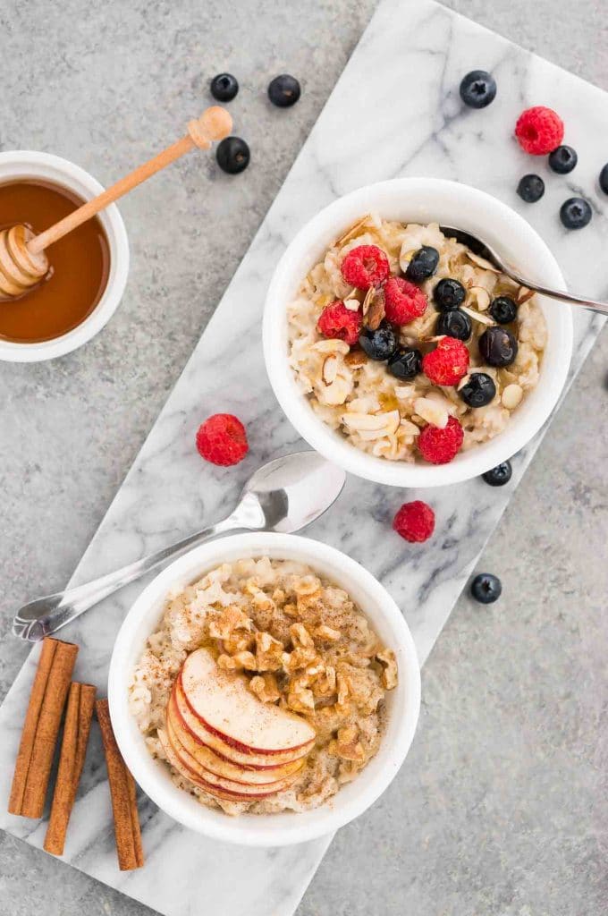 Instant Pot Oatmeal (w/ rolled oats) Delicious Meets Healthy