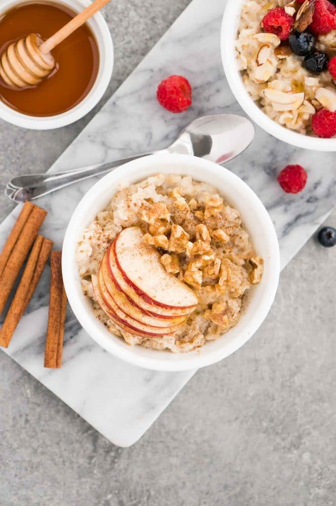 Instant Pot Oatmeal (w/ rolled oats) Delicious Meets Healthy
