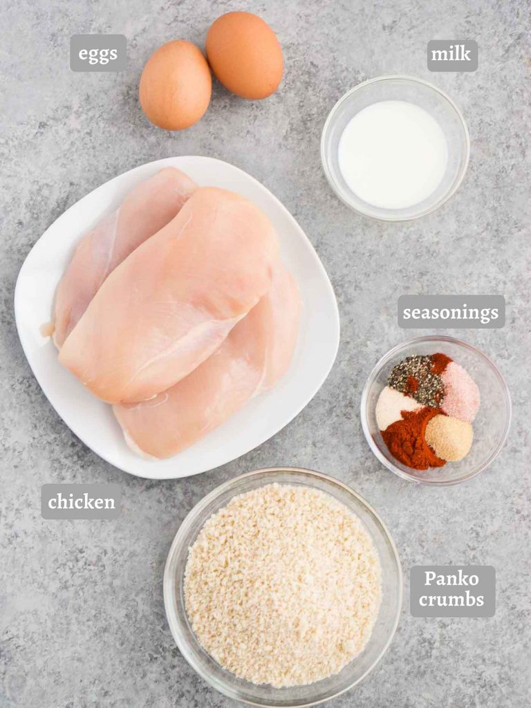 ingredients for chicken nuggets