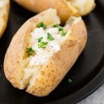 instant pot baked potatoes - pin