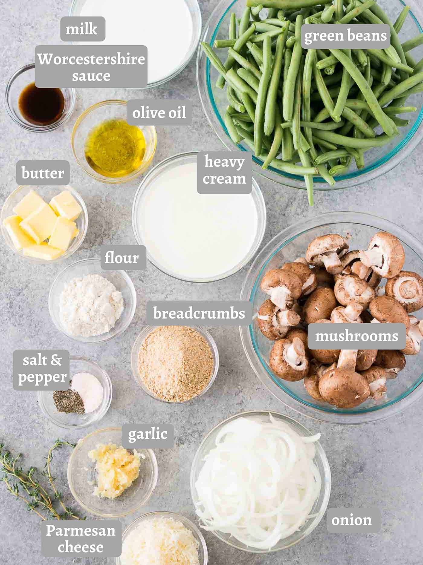 green beans casserole ingredients
