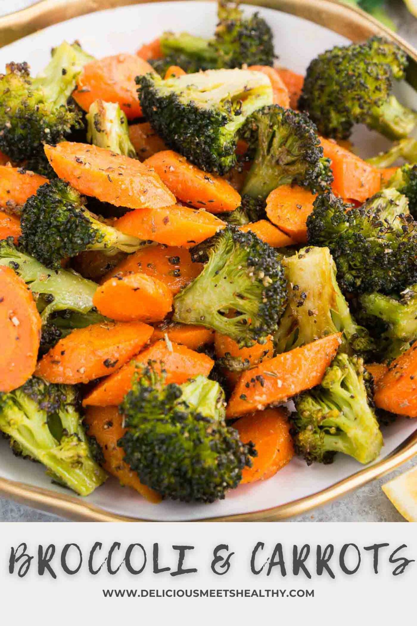 Roasted Broccoli and Carrots (Easy Side Dish) Delicious Meets Healthy