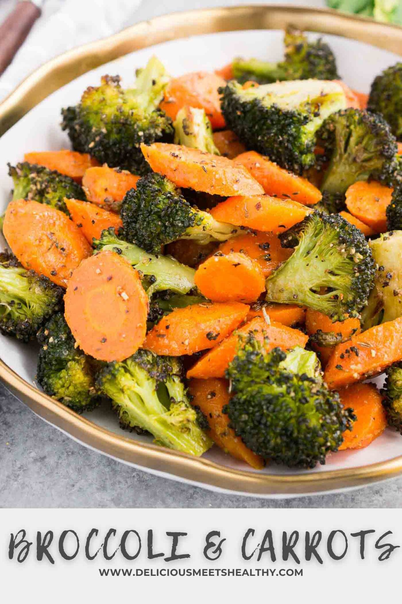 Roasted Broccoli and Carrots (Easy Side Dish) Delicious Meets Healthy