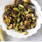 balsamic Brussel sprouts - pin