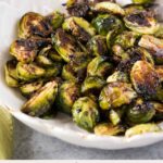 balsamic Brussel sprouts - pin