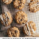 cranberry oatmeal cookies - pin