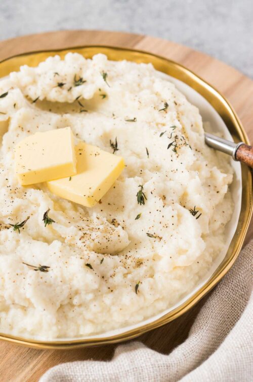 Mashed Cauliflower - Delicious Meets Healthy