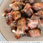 bacon wrapped dates - pin