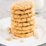 peanut butter cookies - pin