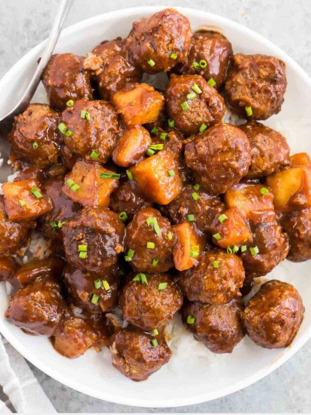 Hawaiian Meatballs Delicious Meets Healthy