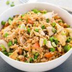 best chicken fried rice in a bowl