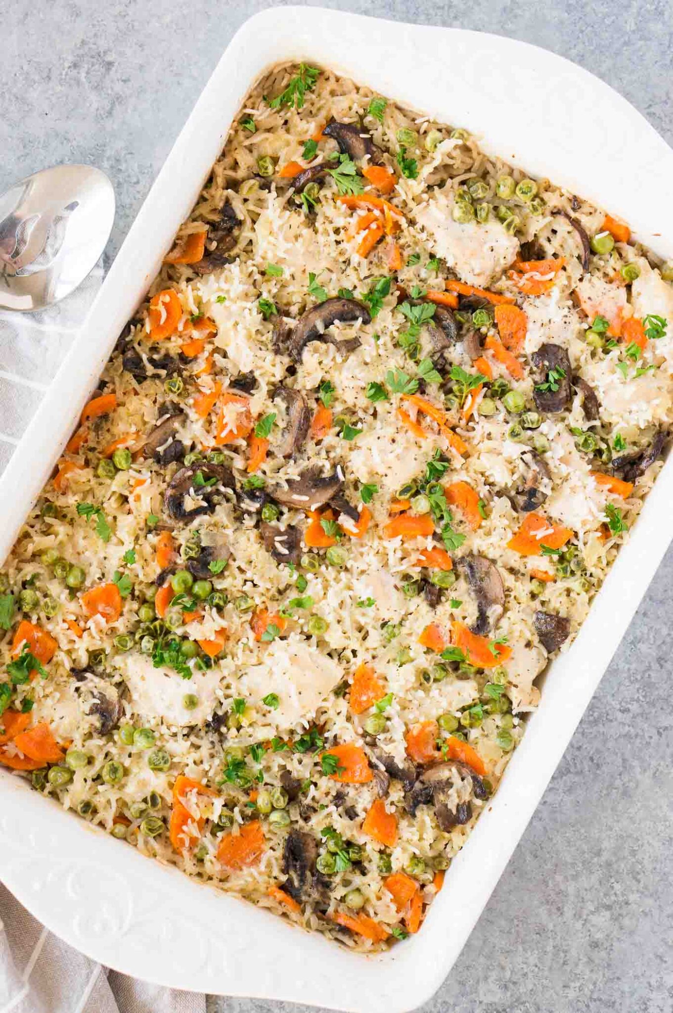 easy chicken and rice bake