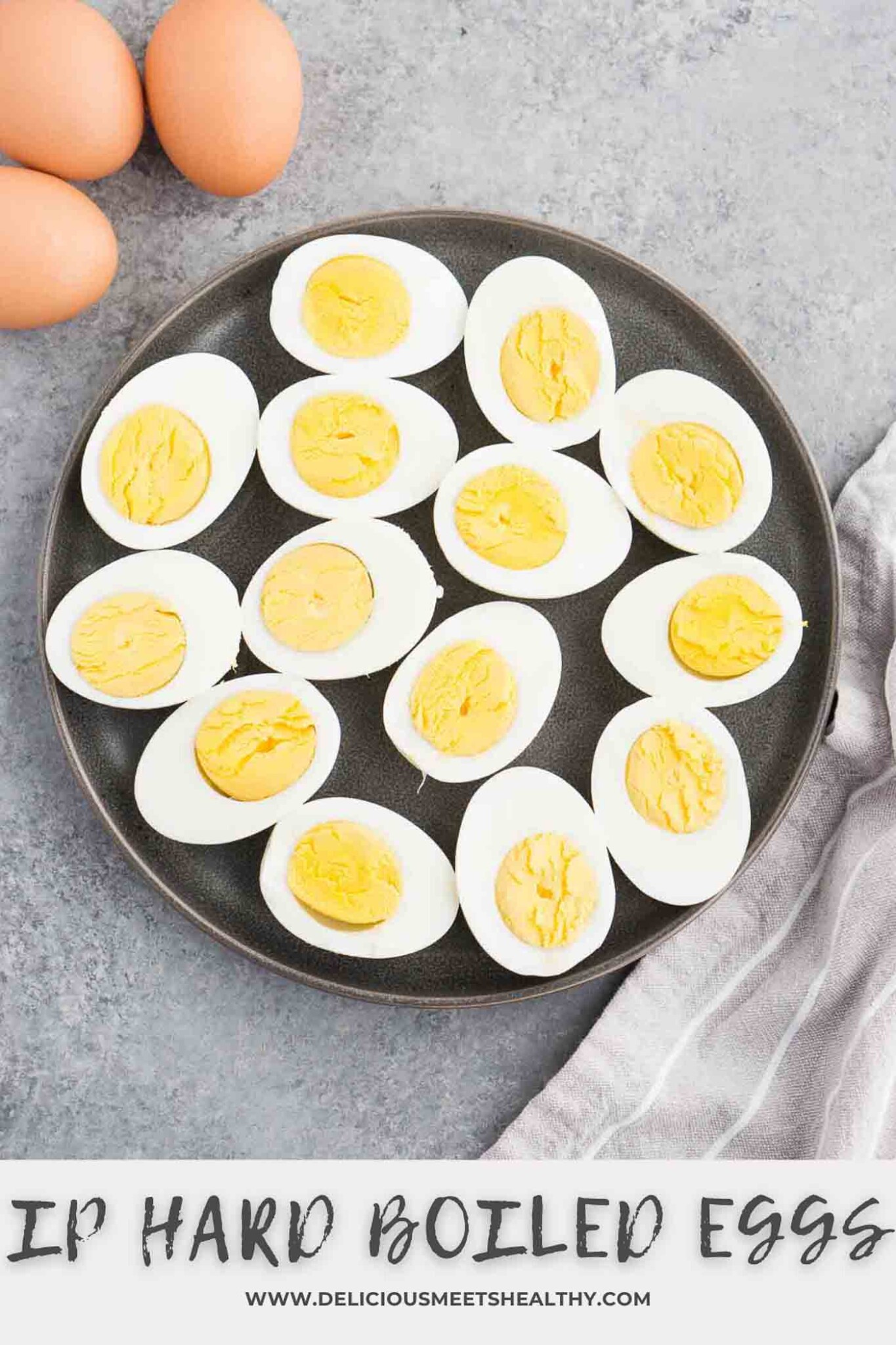 Hard Boiled Eggs in Instant Pot (Easy Peel) Delicious Meets Healthy