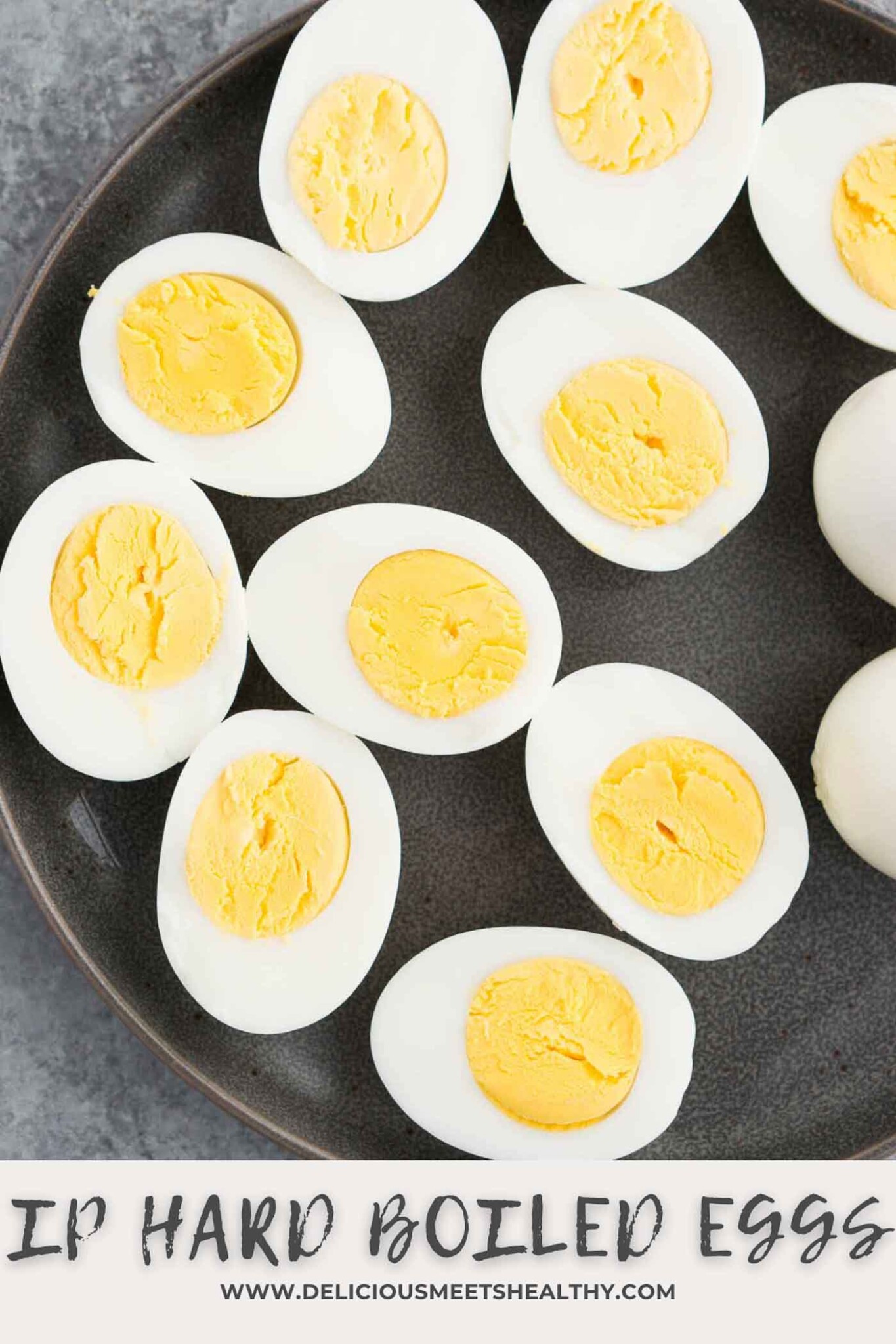 Instant Pot Hard Boiled Eggs (Easy Peel) - Delicious Meets Healthy