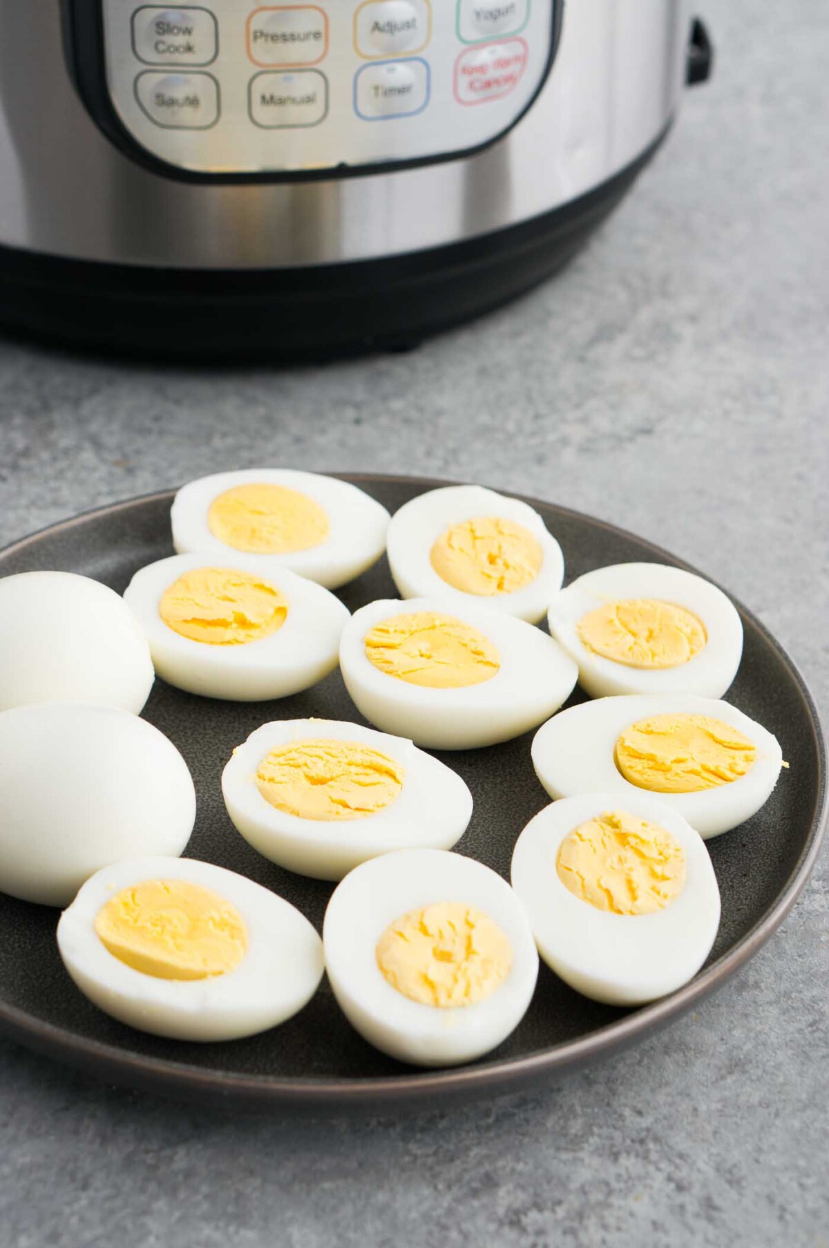 Instant Pot Hard Boiled Eggs (Easy Peel) - Delicious Meets Healthy