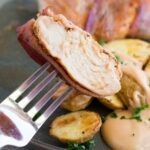 bacon wrapped chicken - pin