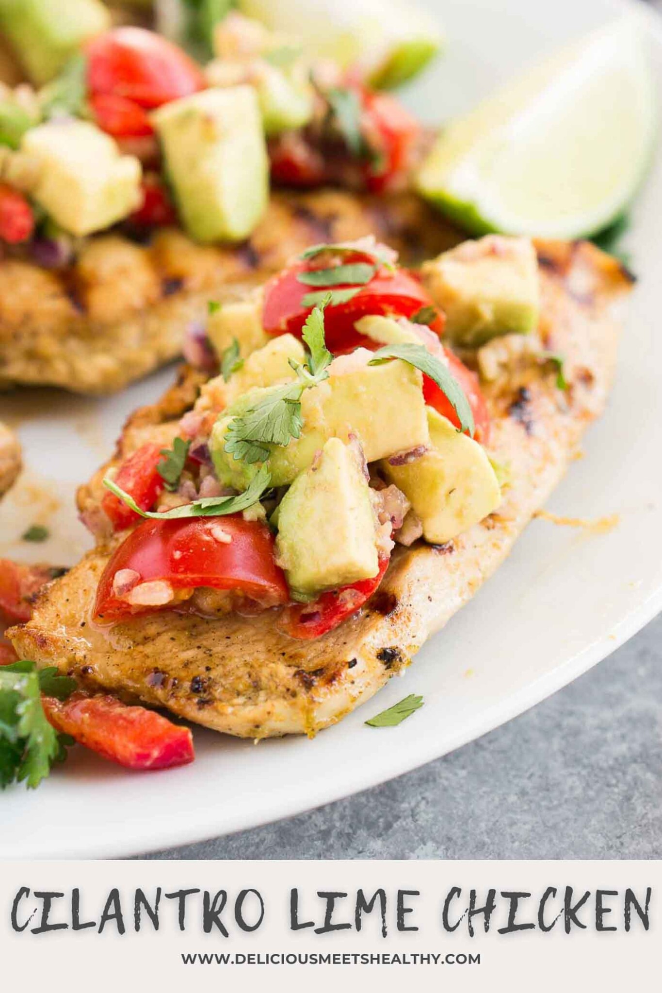 Cilantro Lime Chicken with Avocado Salsa