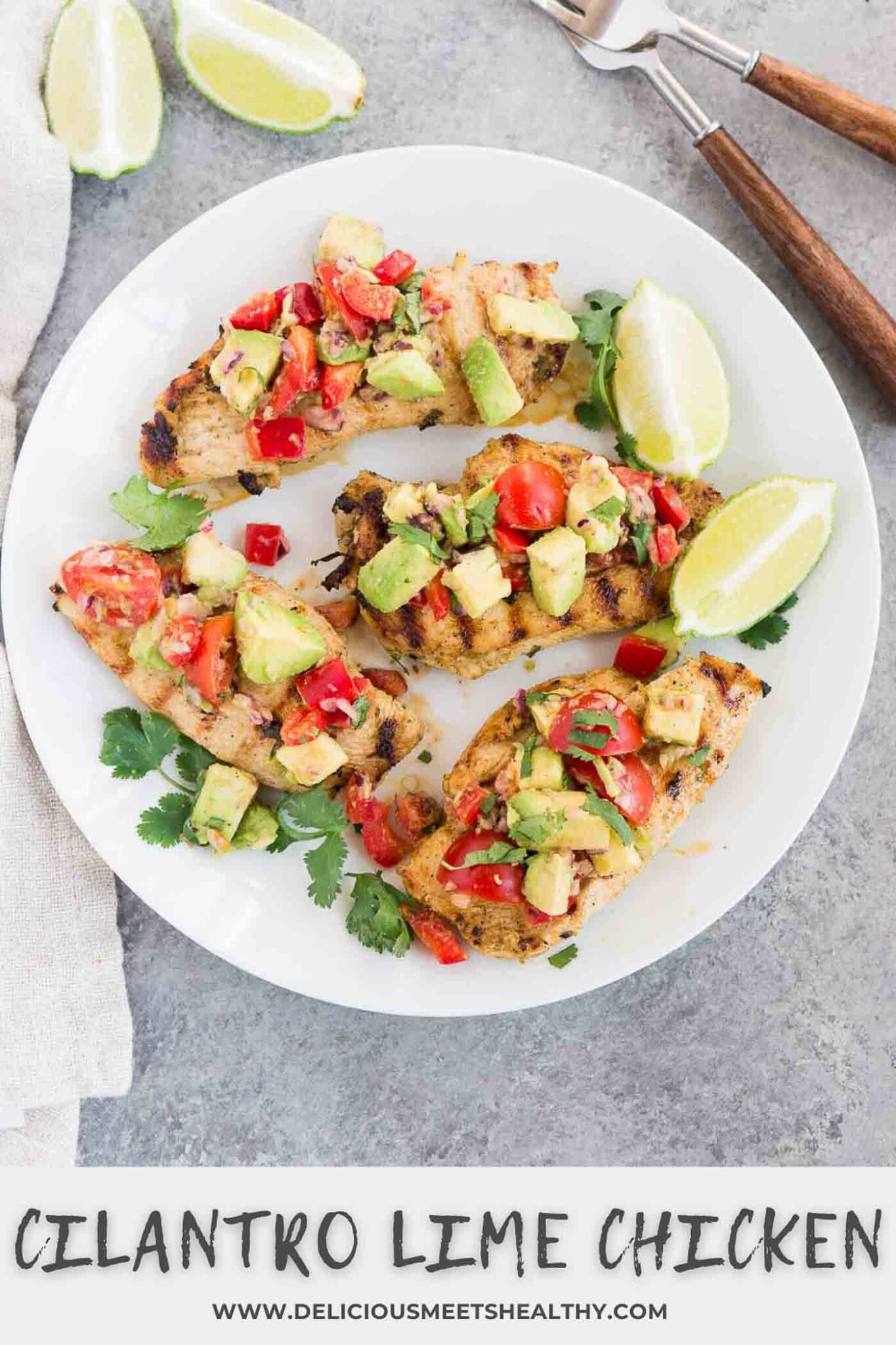 Cilantro Lime Chicken with Avocado Salsa