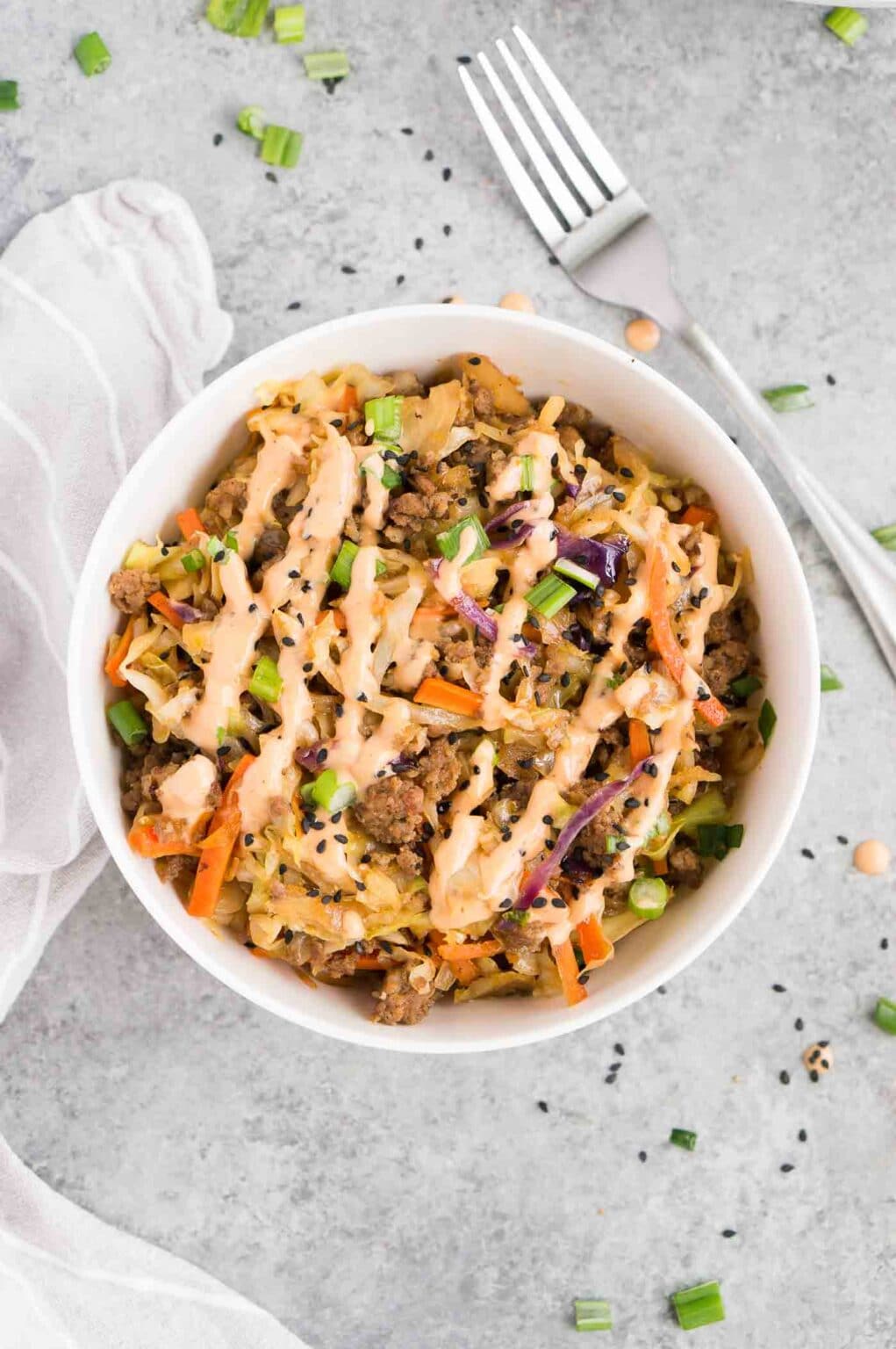 Egg Roll In A Bowl - Delicious Meets Healthy