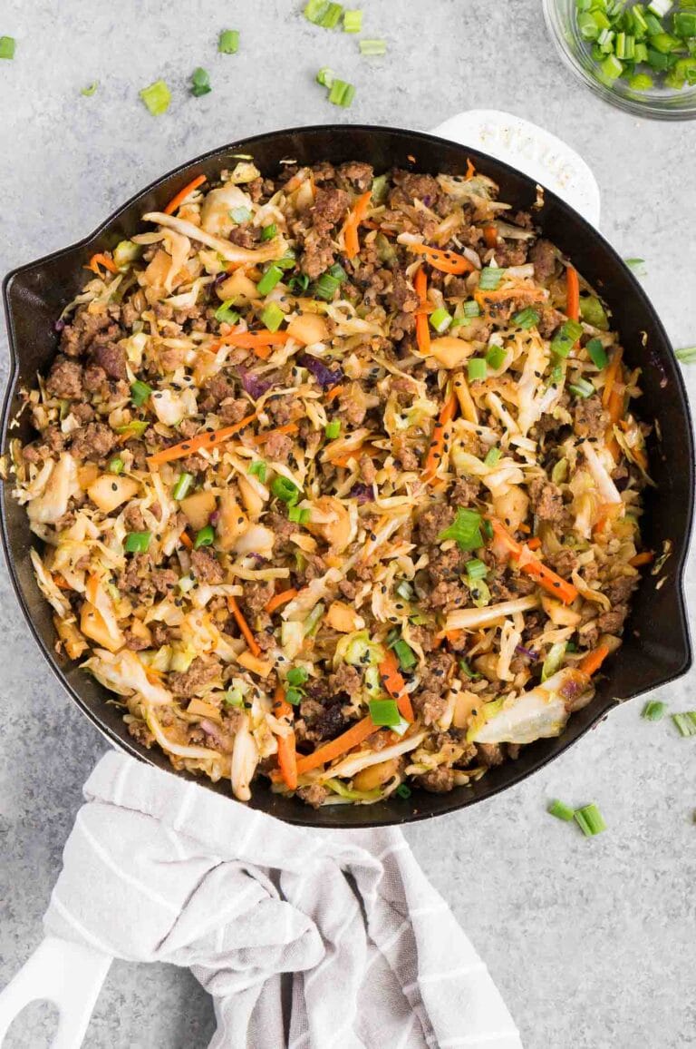 Egg Roll In A Bowl - Delicious Meets Healthy