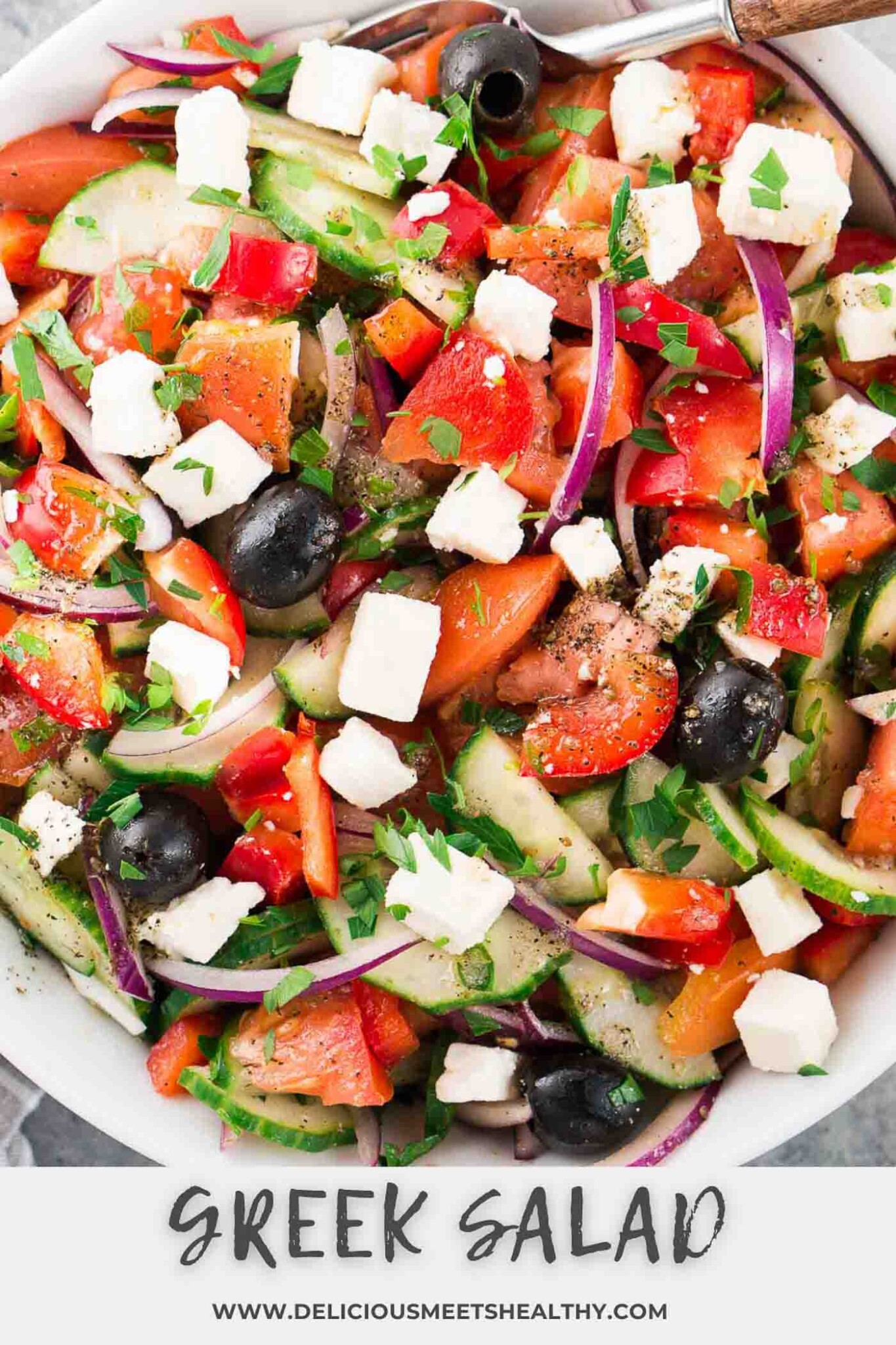 BEST Greek Salad Delicious Meets Healthy