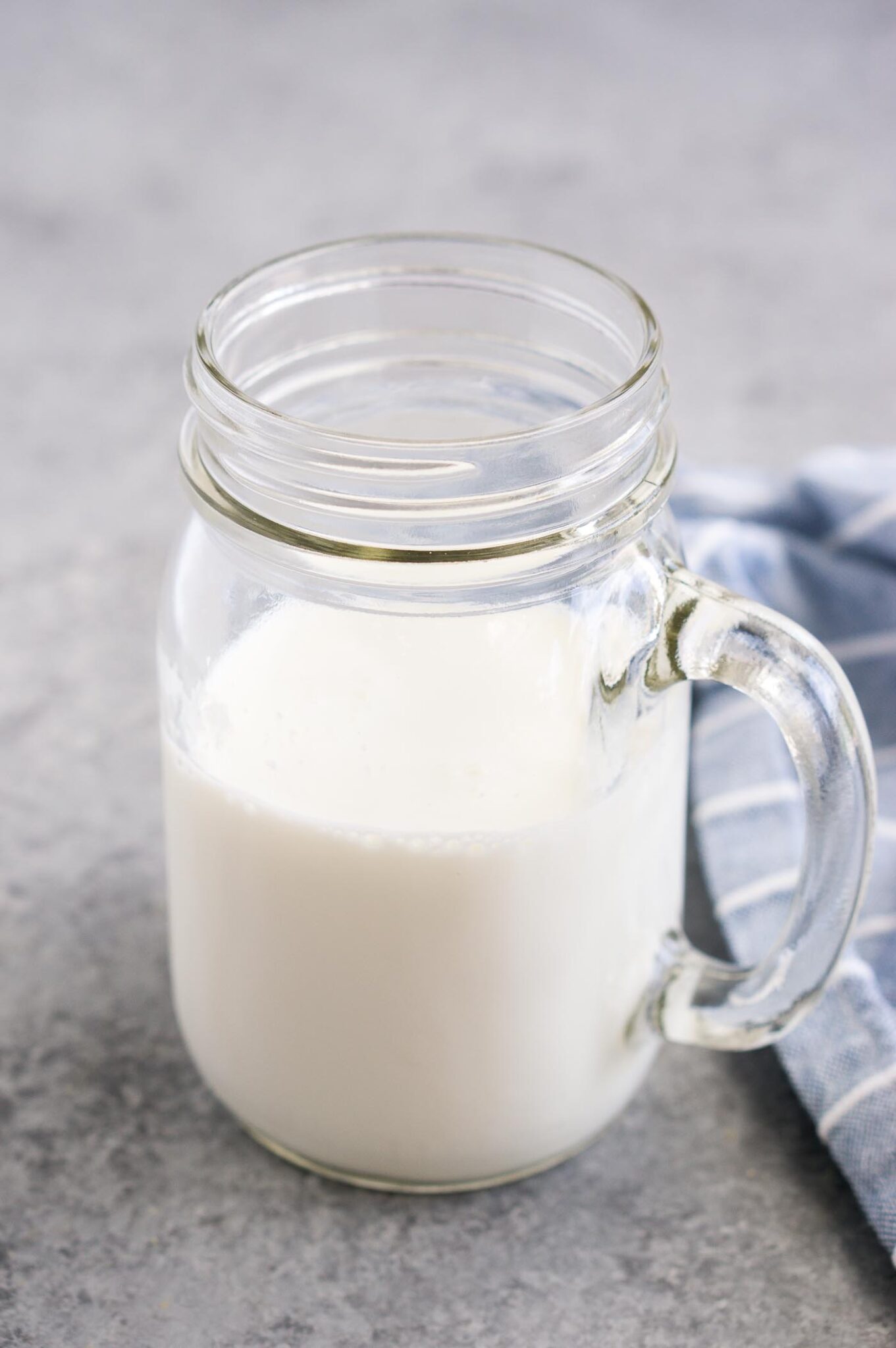 buttermilk in a jar