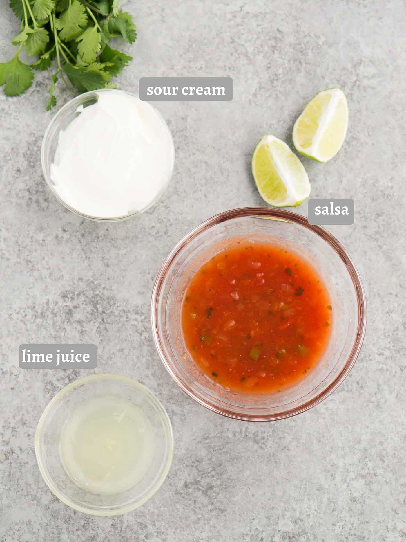 ingredients for taco salad dressing