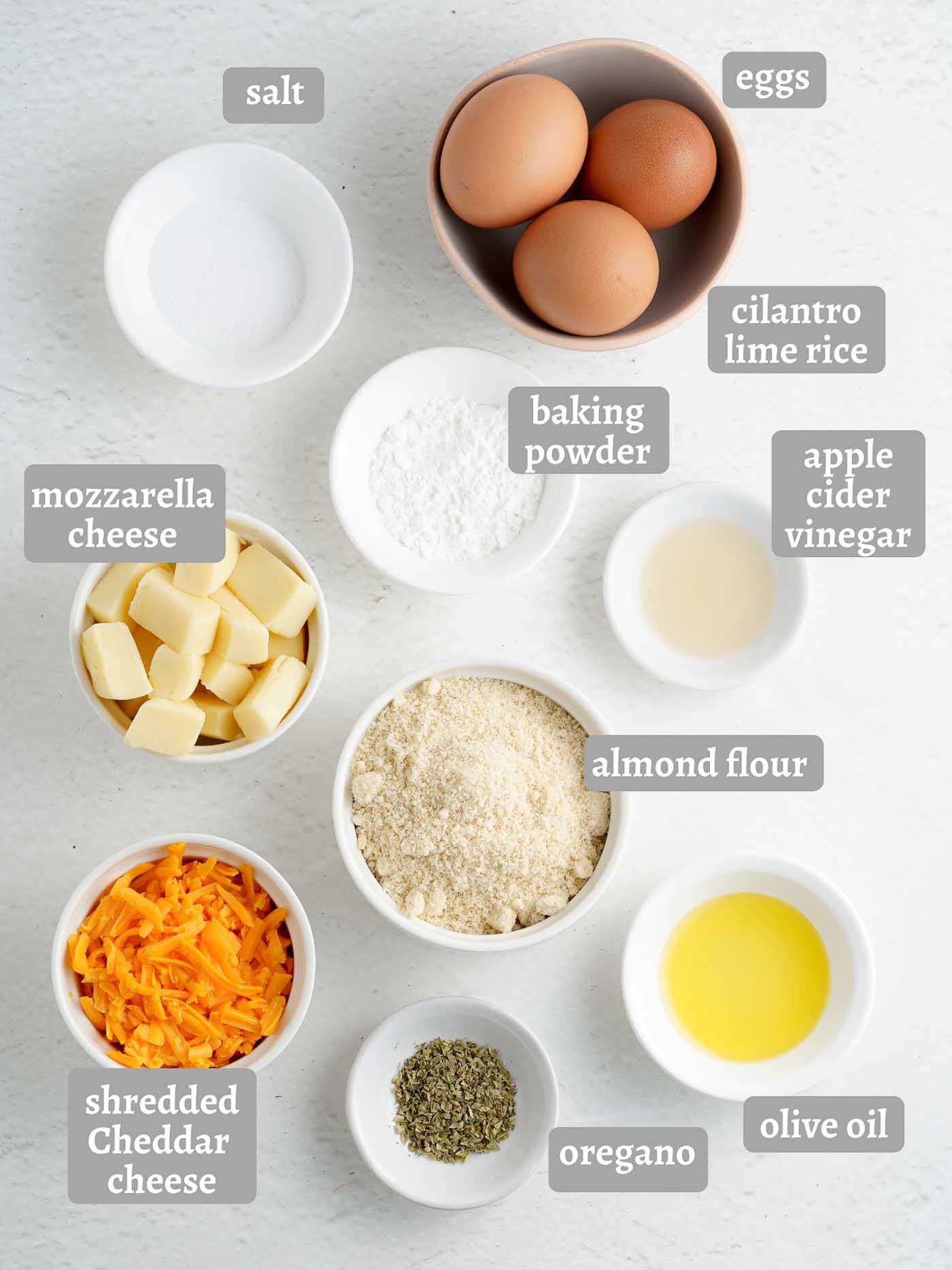 ingredients for keto bagel