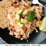 Pressure cooker southwestern chicken and rice